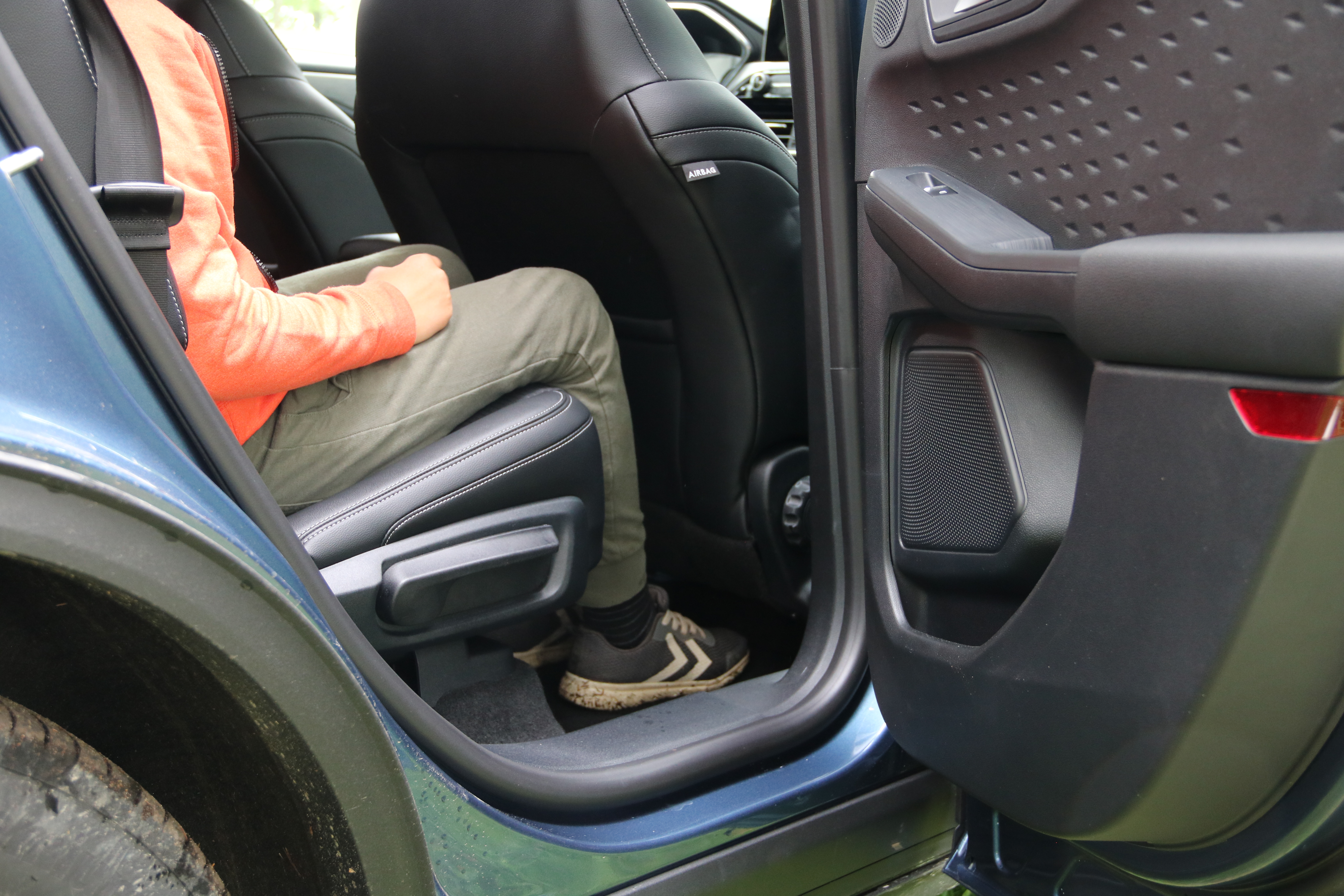 Kuga PHEV leg room when back seats are moved front